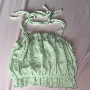 Wild Fable Light Green Textured Top